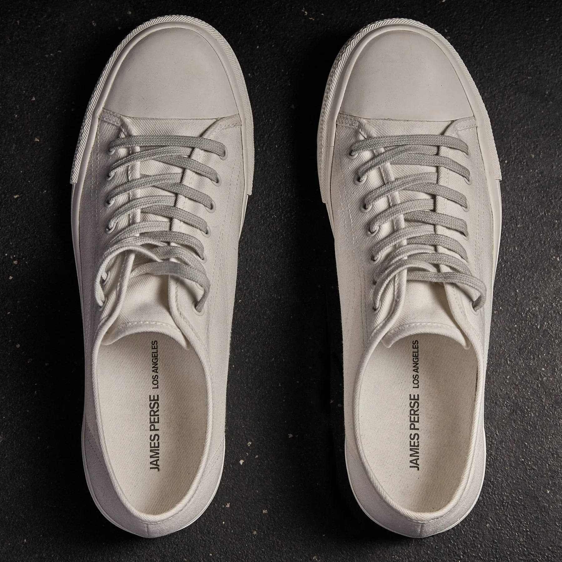 Cotton Linen Vulcanized Sneaker Mens - Canvas