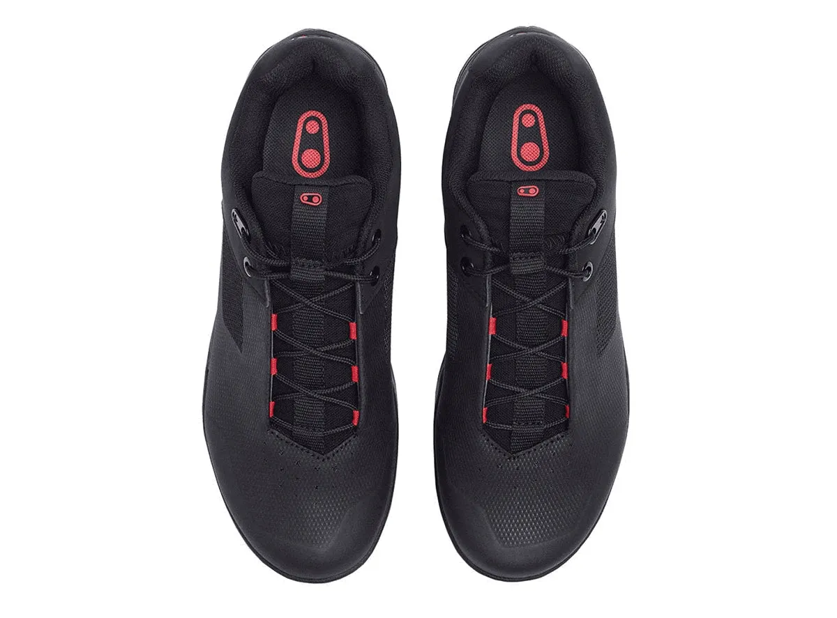 Crank Brothers Mallet Lace MTB Shoe - Black-Red-Black