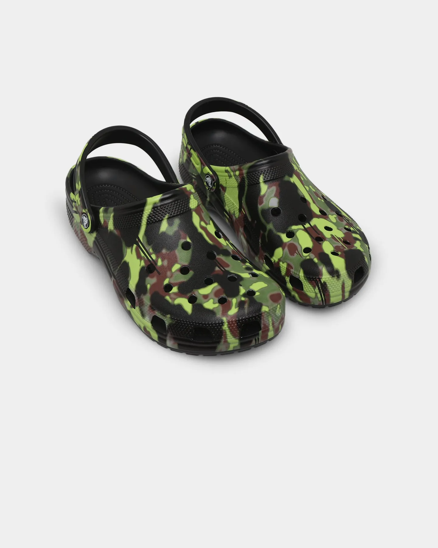 Crocs Classic Clog Spray Camo Black