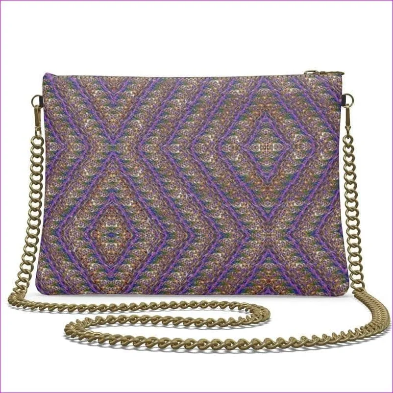 Derma Crossbody Chain Bag Faux or Authentic Leather