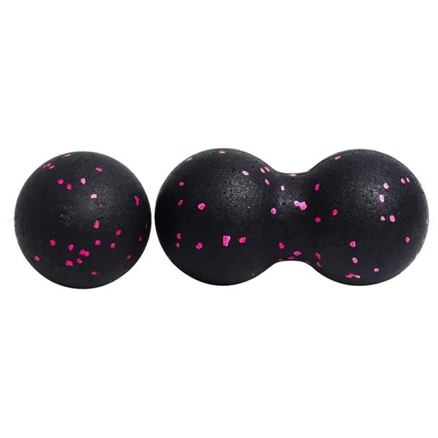 EPP Lacrosse Myofascia Ball Peanut Massage Ball High Density Lightweight Fitness Body Fascia Exercise Relieve Pain Yoga Ball