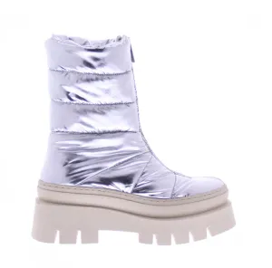 Evi-Ann Front Zip Metal Parachute Chunky Boots