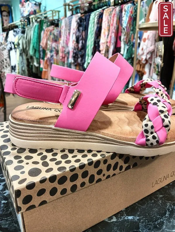 Fari slingback pink/cheetah