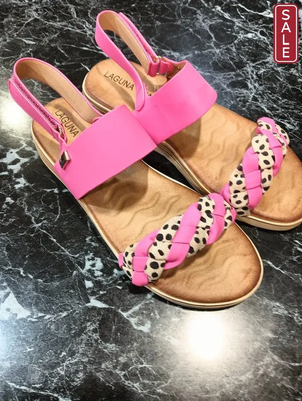 Fari slingback pink/cheetah