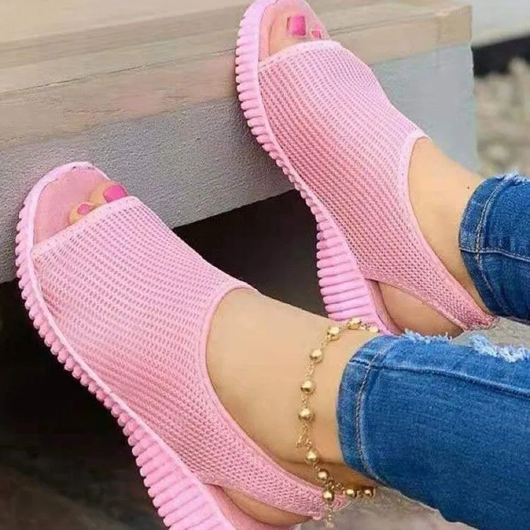 Fashion Casual Mesh Sports Sandals - Women's shoes