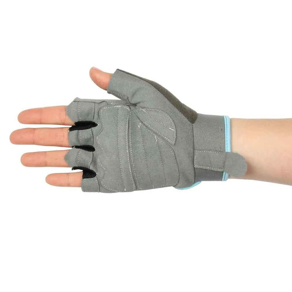 Fitness Mad Womens Blue Cross Training Gloves