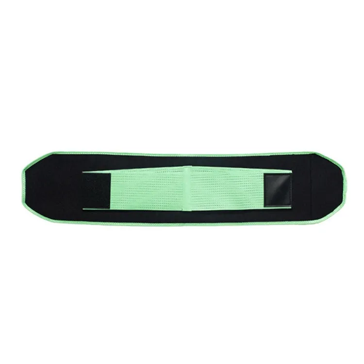 Fitness Protective Gear Sports Training Abdominal Belt Compression Sweat Protective Belt, Specification: L (117 x 23cm)(Green)