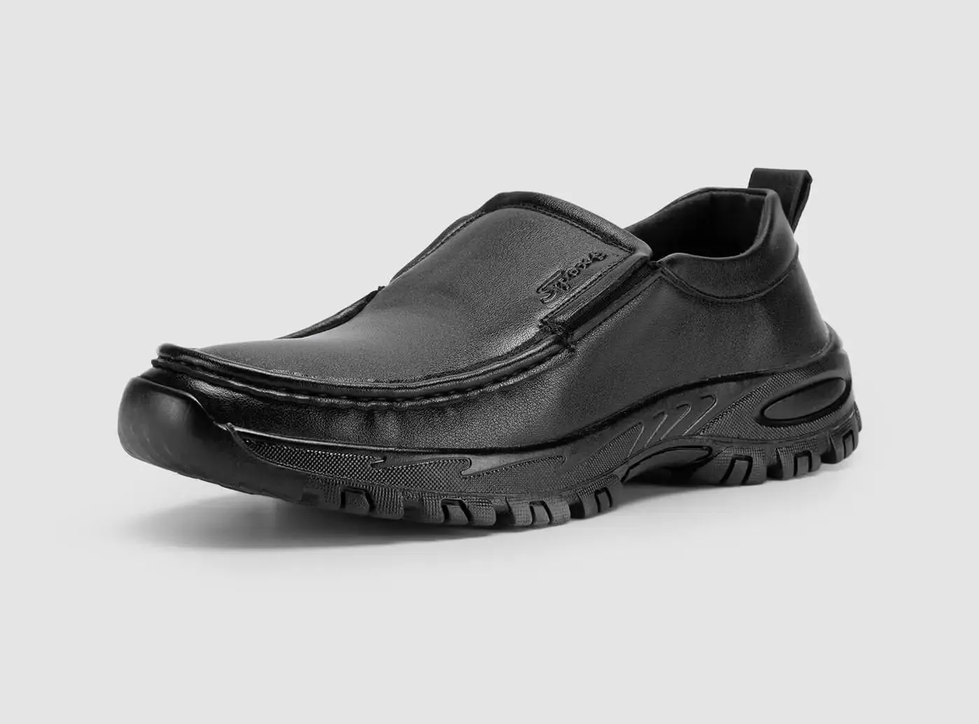 FitVille Men's Comfy Casual Slip-On Dress Shoes