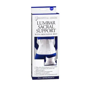 Fla 10 Lumbar Sacral Back Support With Abdominal Belt Universal White 1 each By Bsn-Jobst