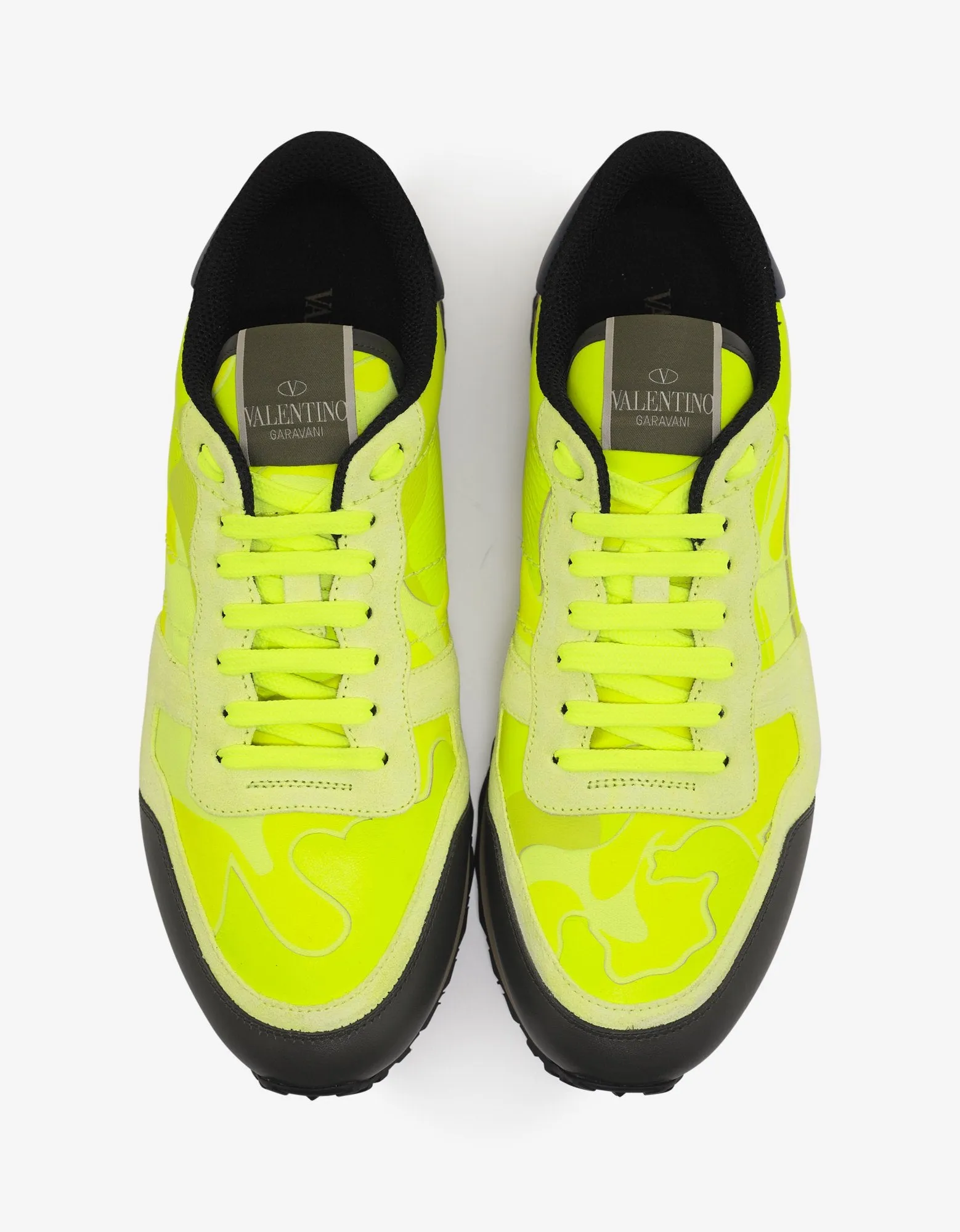 Florescent Yellow Camouflage Rockrunner Trainers