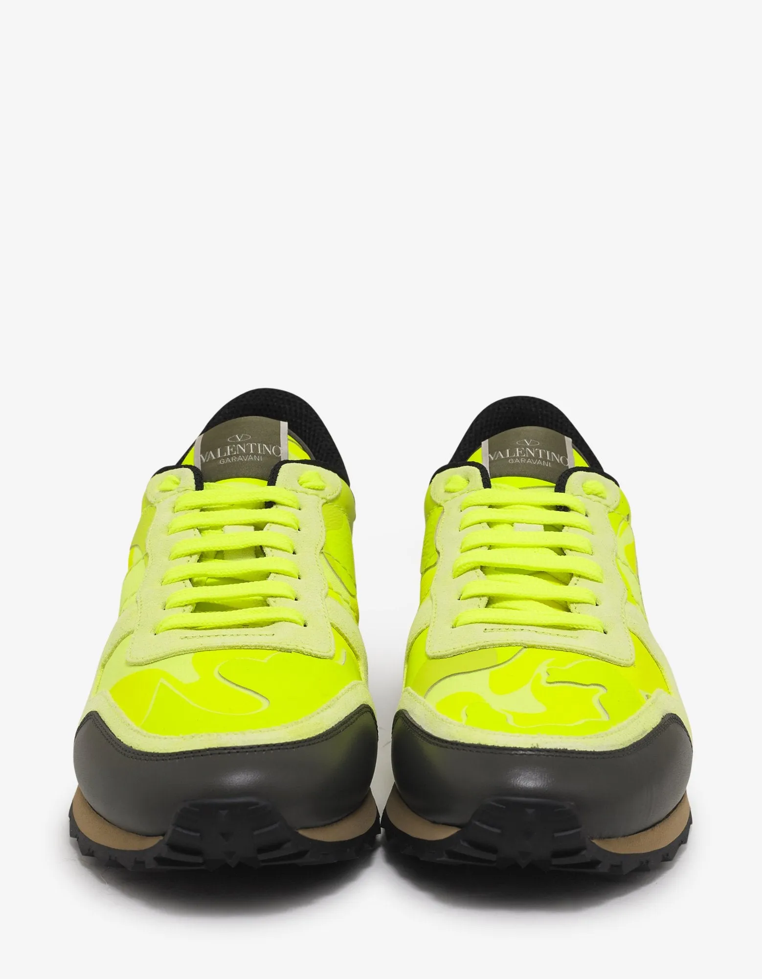 Florescent Yellow Camouflage Rockrunner Trainers