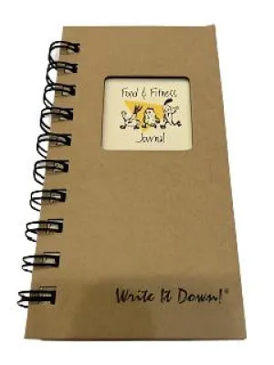 Food & Fitness Journal - Mini - Kraft Color -M-JU-43