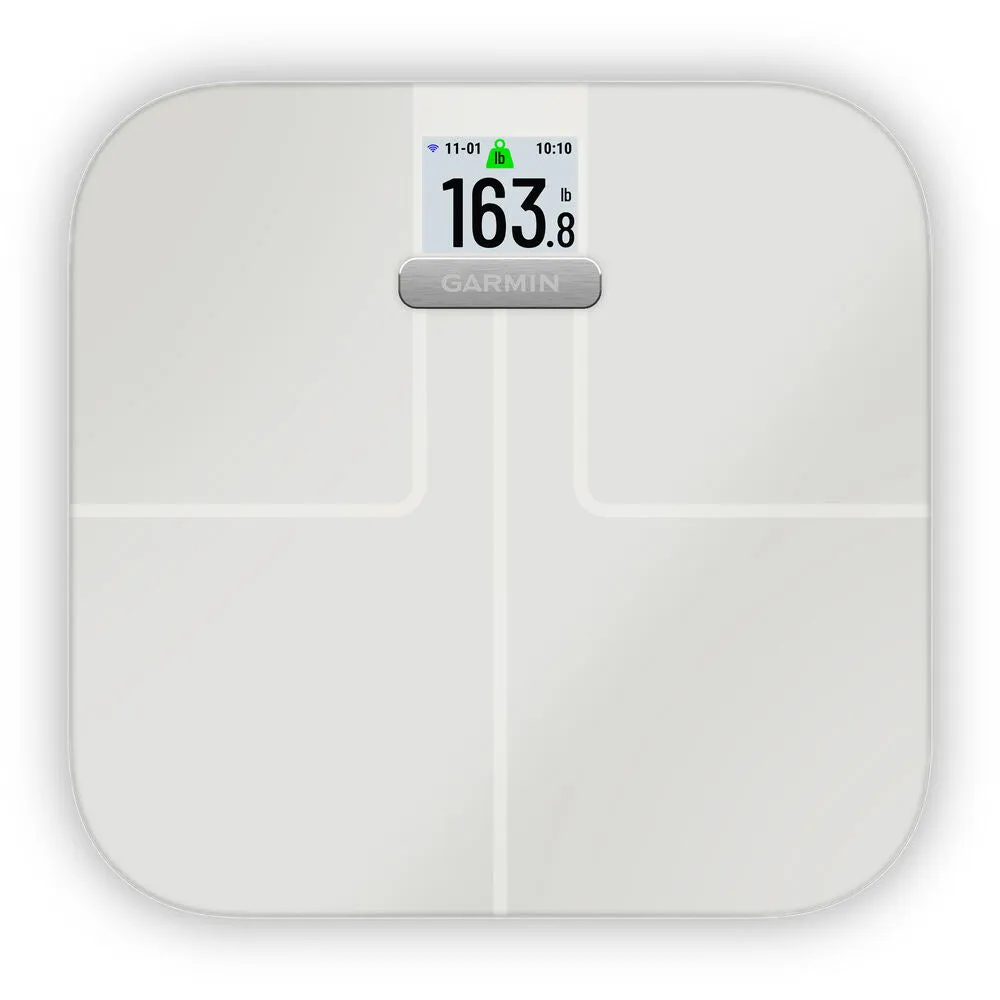 Garmin Index S2 Smart Scale with Wi-Fi Connectivity (White, Worldwide)