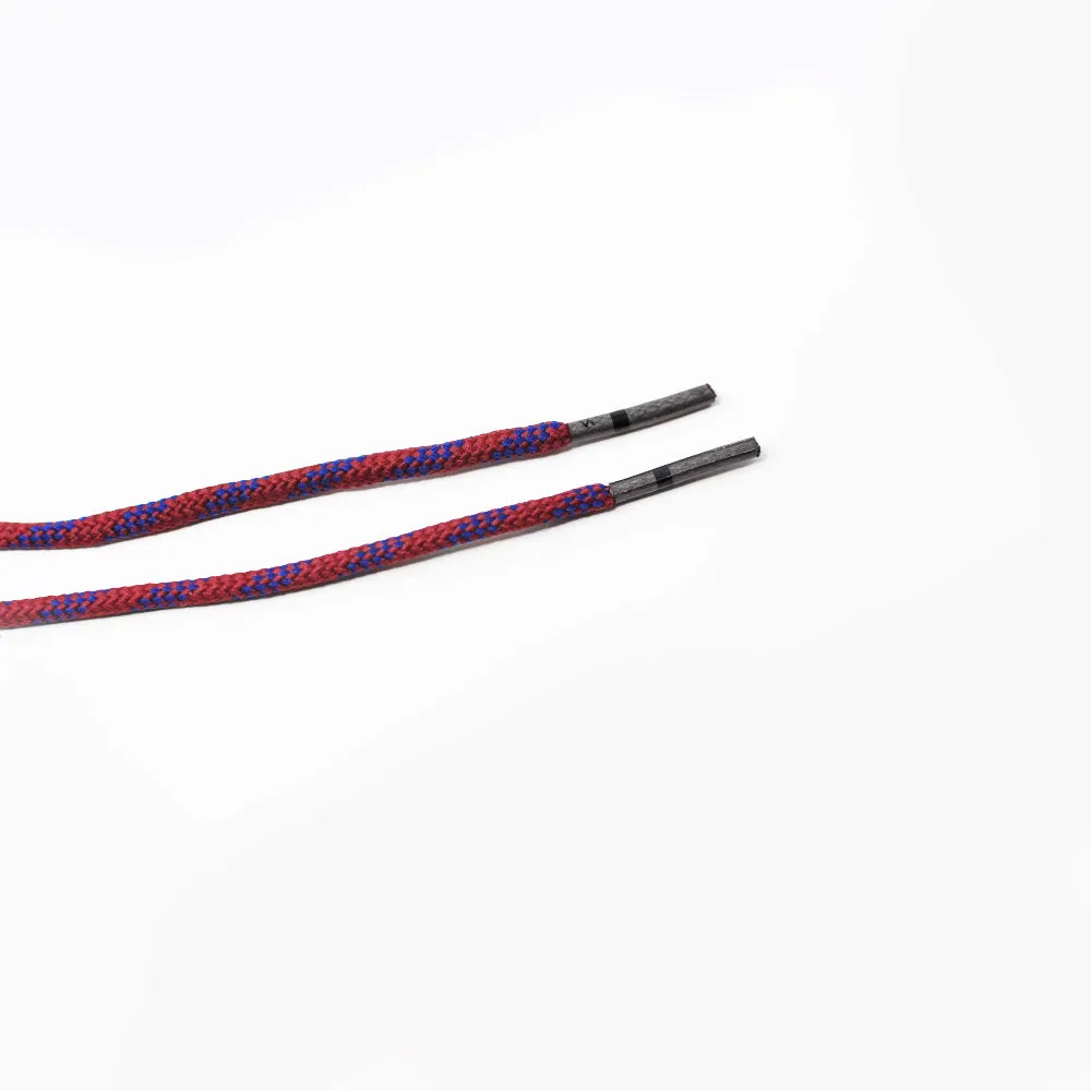 Garnet & Navy Classic Round Golf Laces