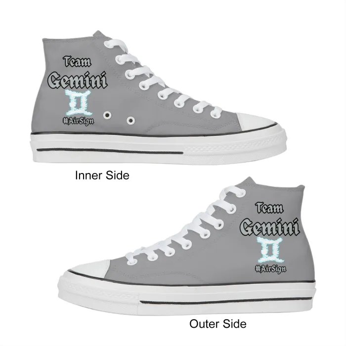 Gemini  High Top Canvas Shoes