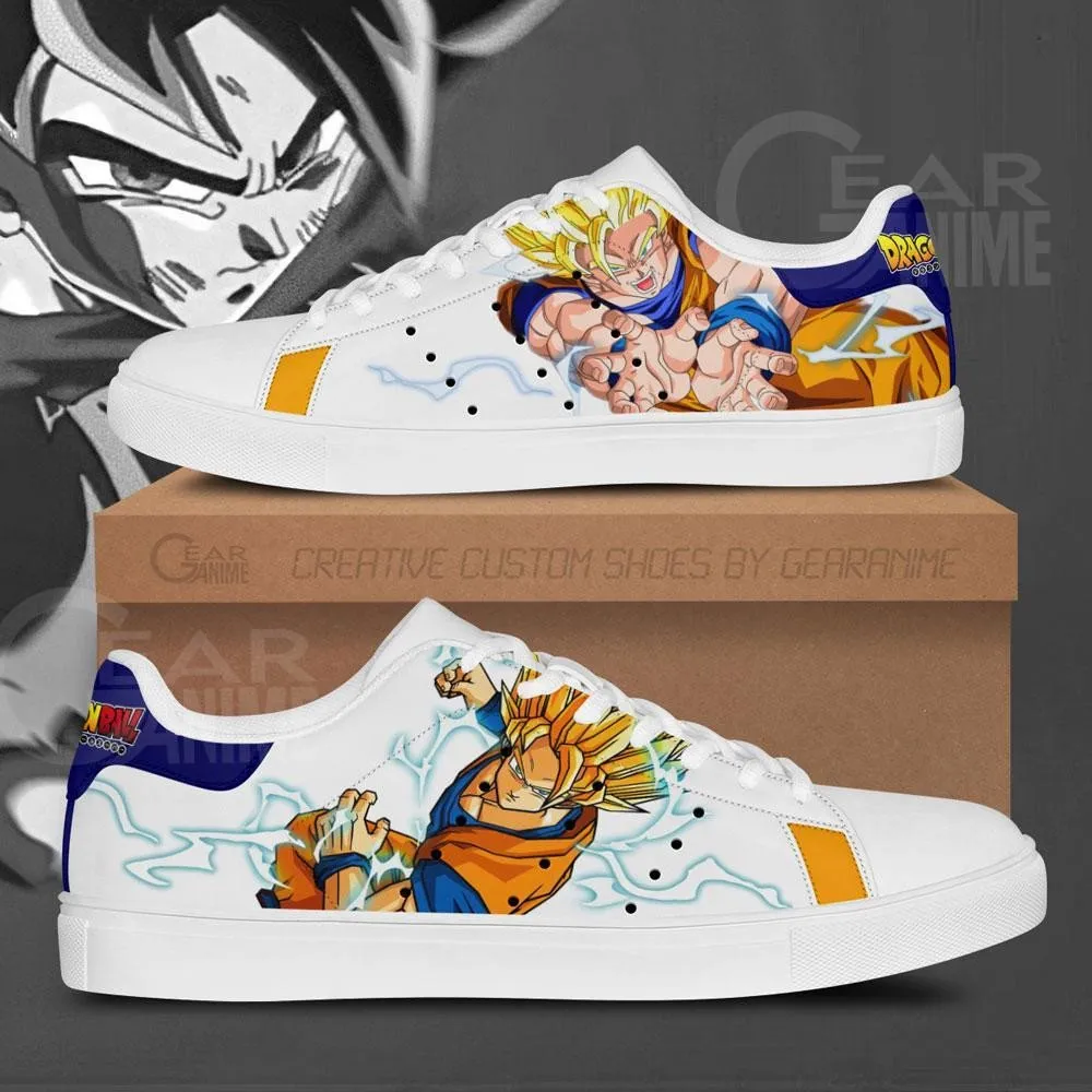 Goku SSJ Skate Shoes Dragon Ball Custom Anime Shoes