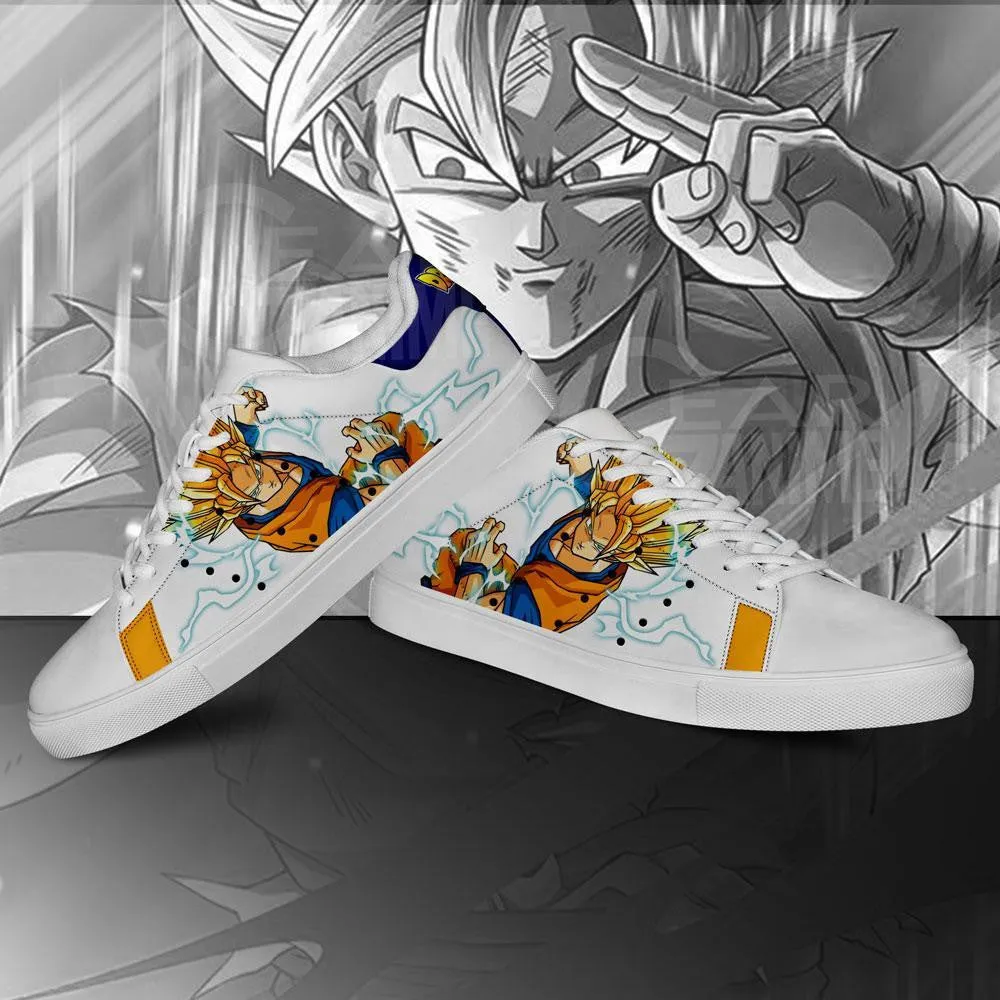 Goku SSJ Skate Shoes Dragon Ball Custom Anime Shoes