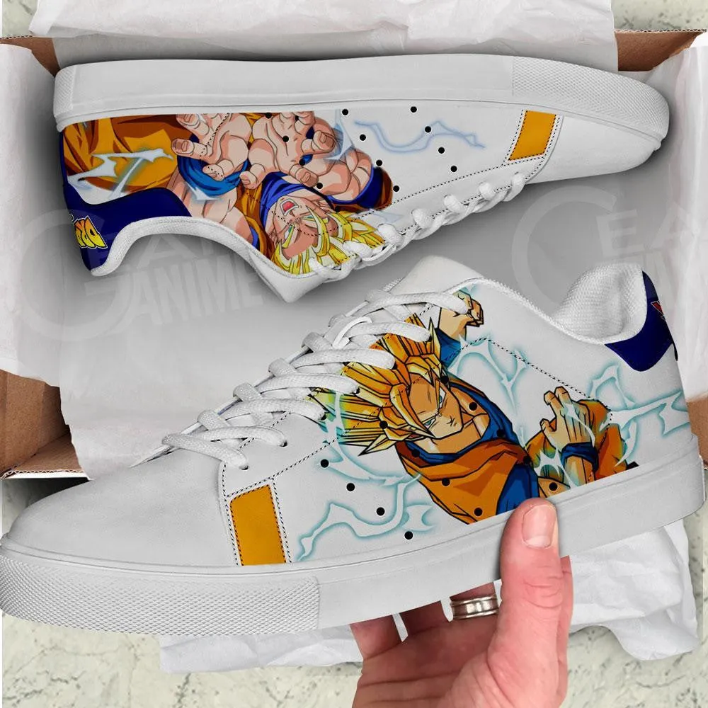 Goku SSJ Skate Shoes Dragon Ball Custom Anime Shoes