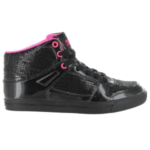 Gotta Flurt Women's Swerve Black Sequin Hip Hop Fashion Sneaker