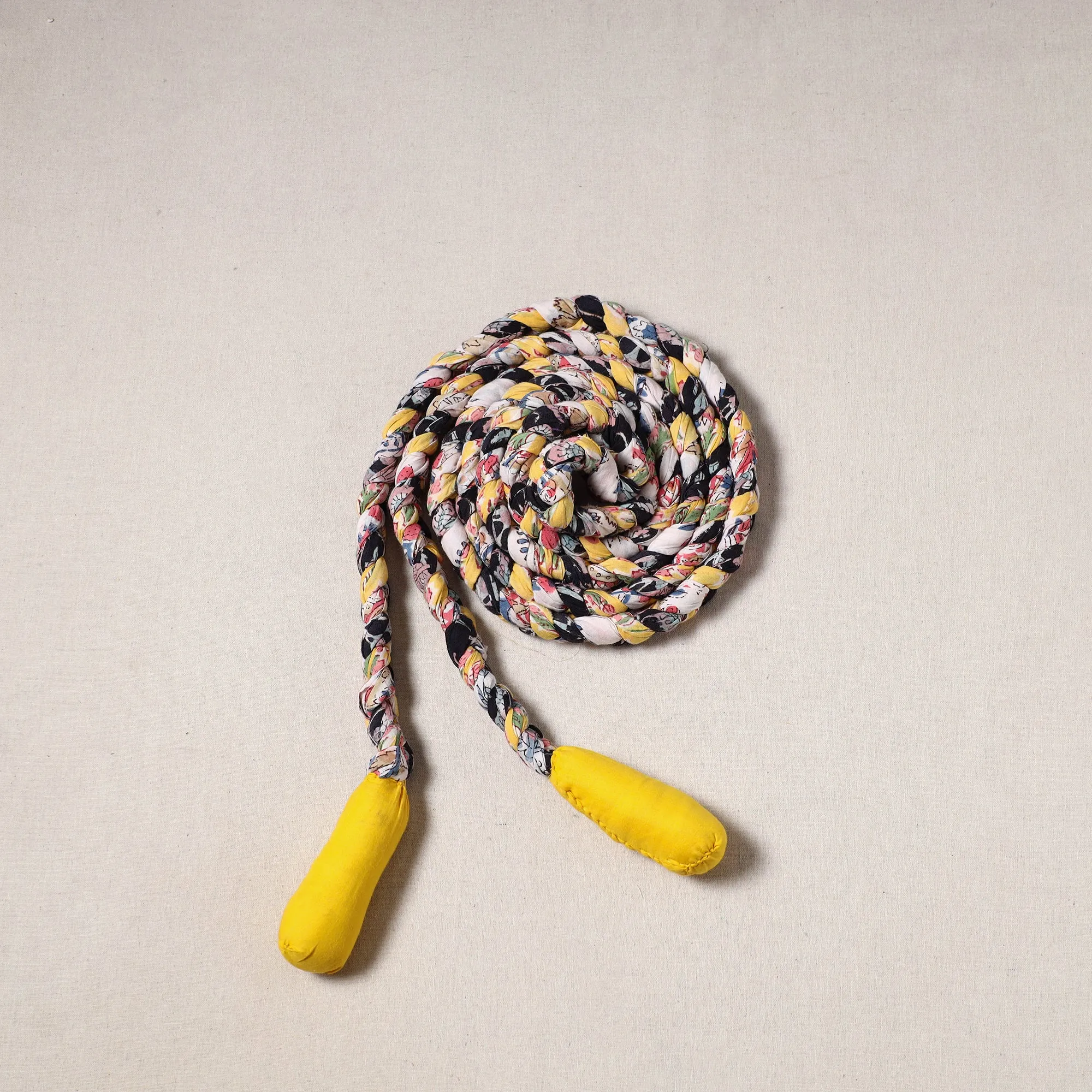 Handmade Upcycled Fabric Skipping Jump Rope 08