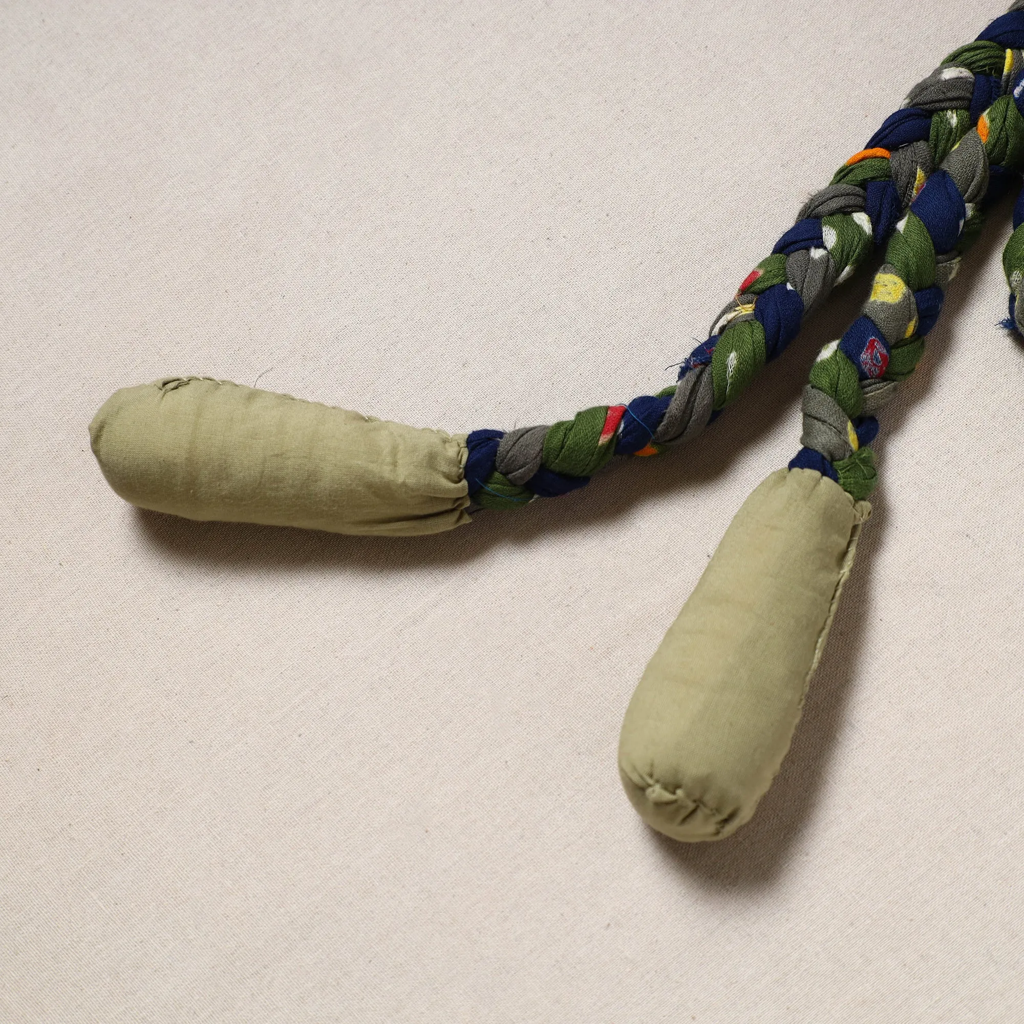 Handmade Upcycled Fabric Skipping Jump Rope 18