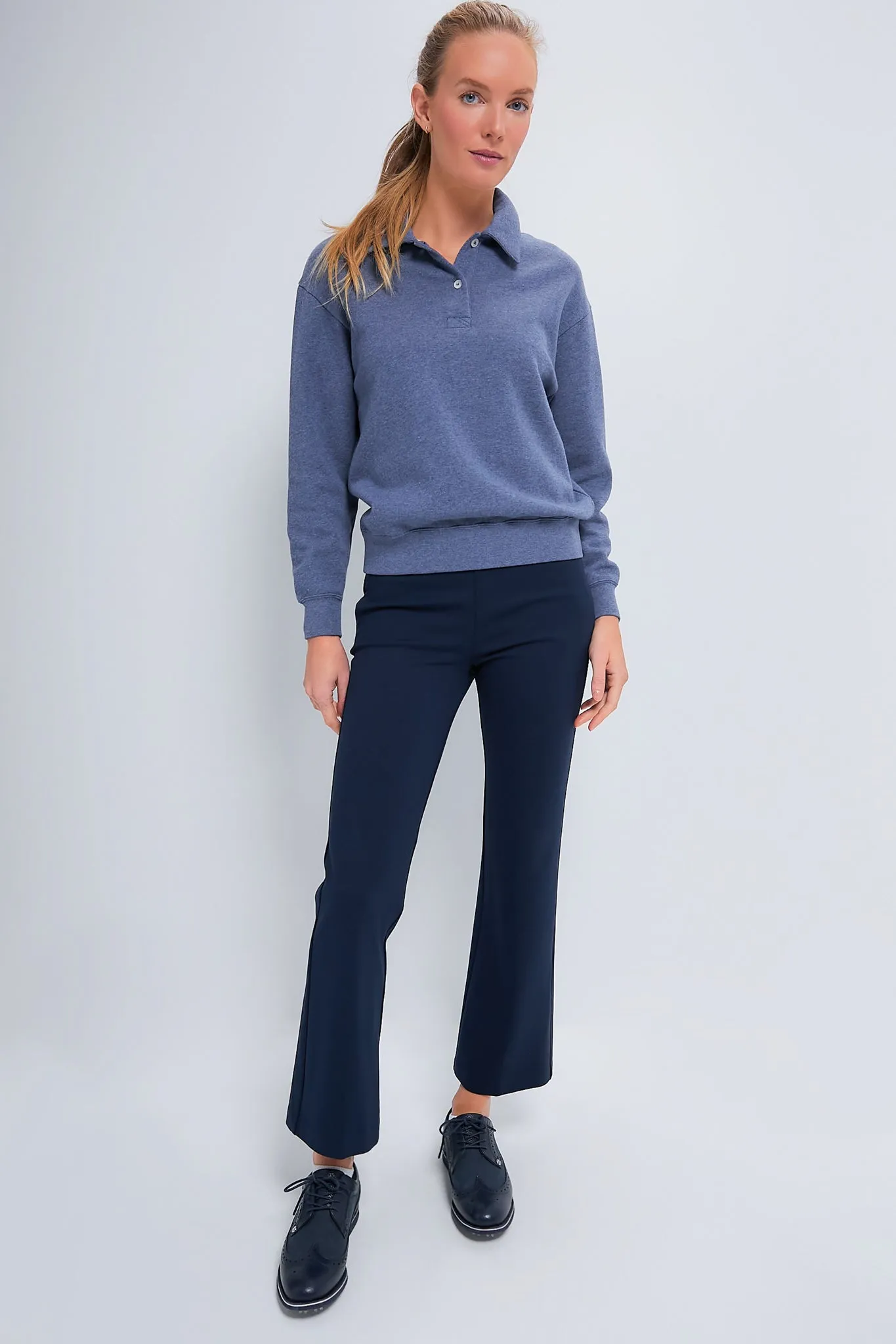 Heathered Indigo Perry Pullover