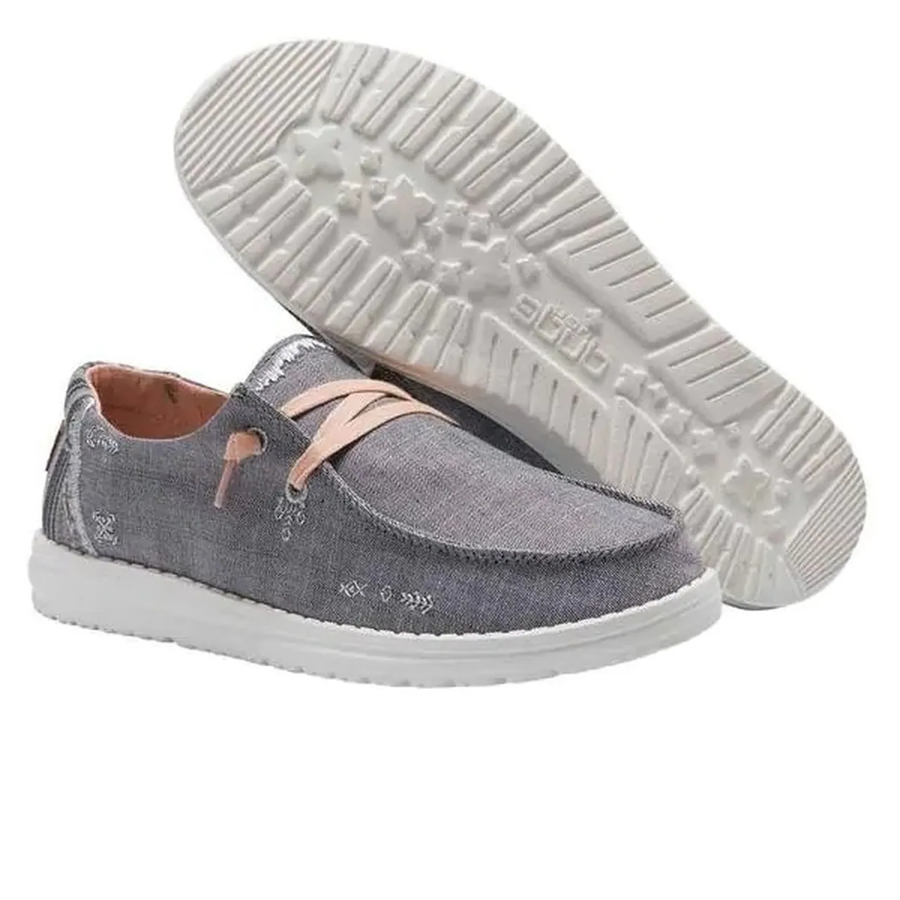 Hey Dude® Ladies Wendy Boho Grey Shoes 121413238