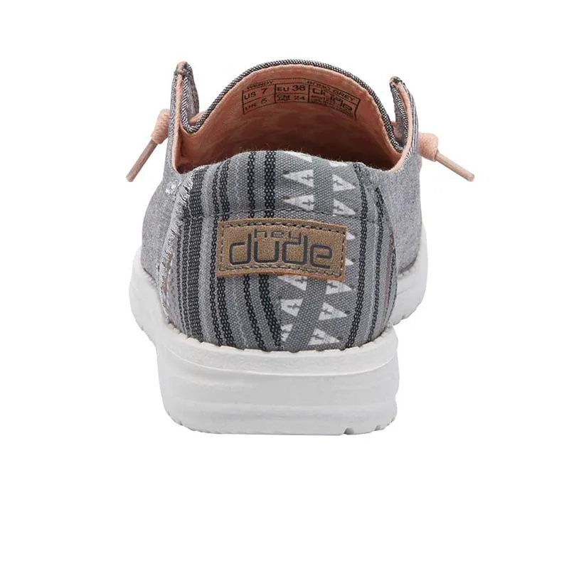 Hey Dude® Ladies Wendy Boho Grey Shoes 121413238