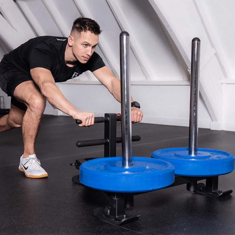 Hit Fitness Deluxe Power Sled With Harness