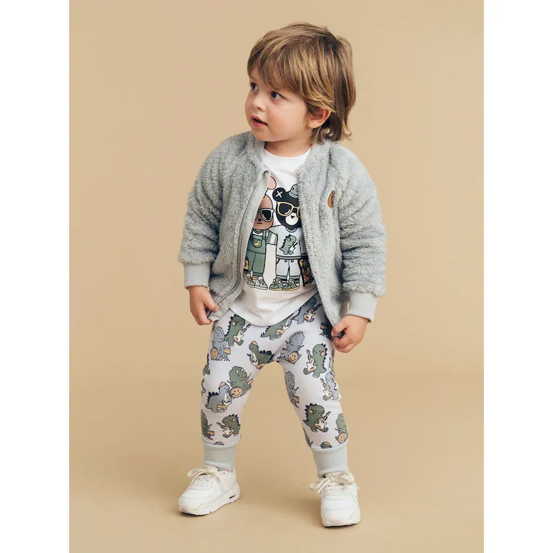 Huxbaby Dino Band Drop Crotch Pant