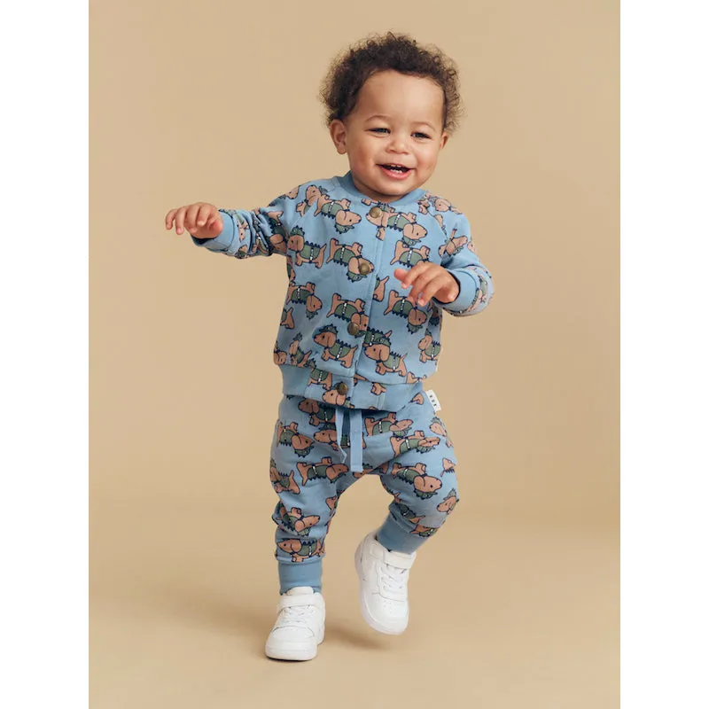 Huxbaby Dino Dog Drop Crotch Pant