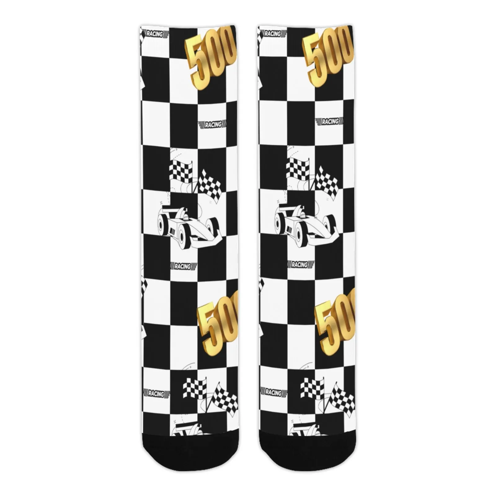 Indy 500 Crew Socks - Ships from The USA