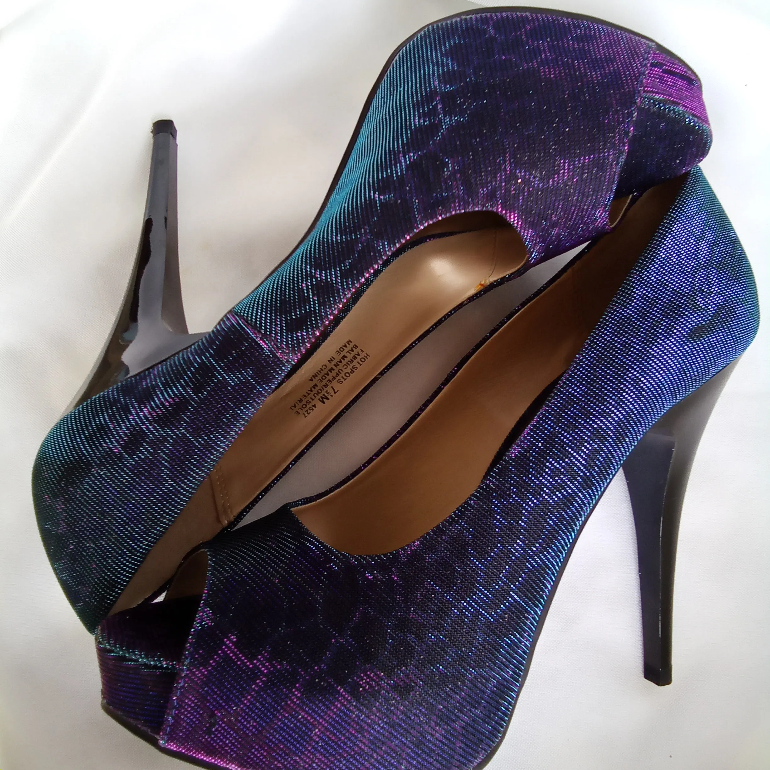 Iridescent Pumps | Chinese Laundry | Hot Spots - Giraffe - Blue Multi