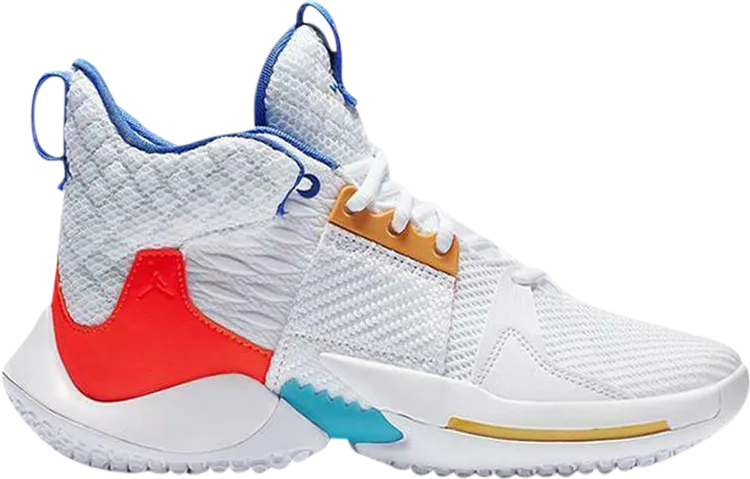 Jordan Why Not Zer0.2 GS OKC Home sneakers, white