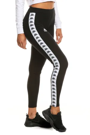 Kappa Women's Authentic Anen Leggings Black/White