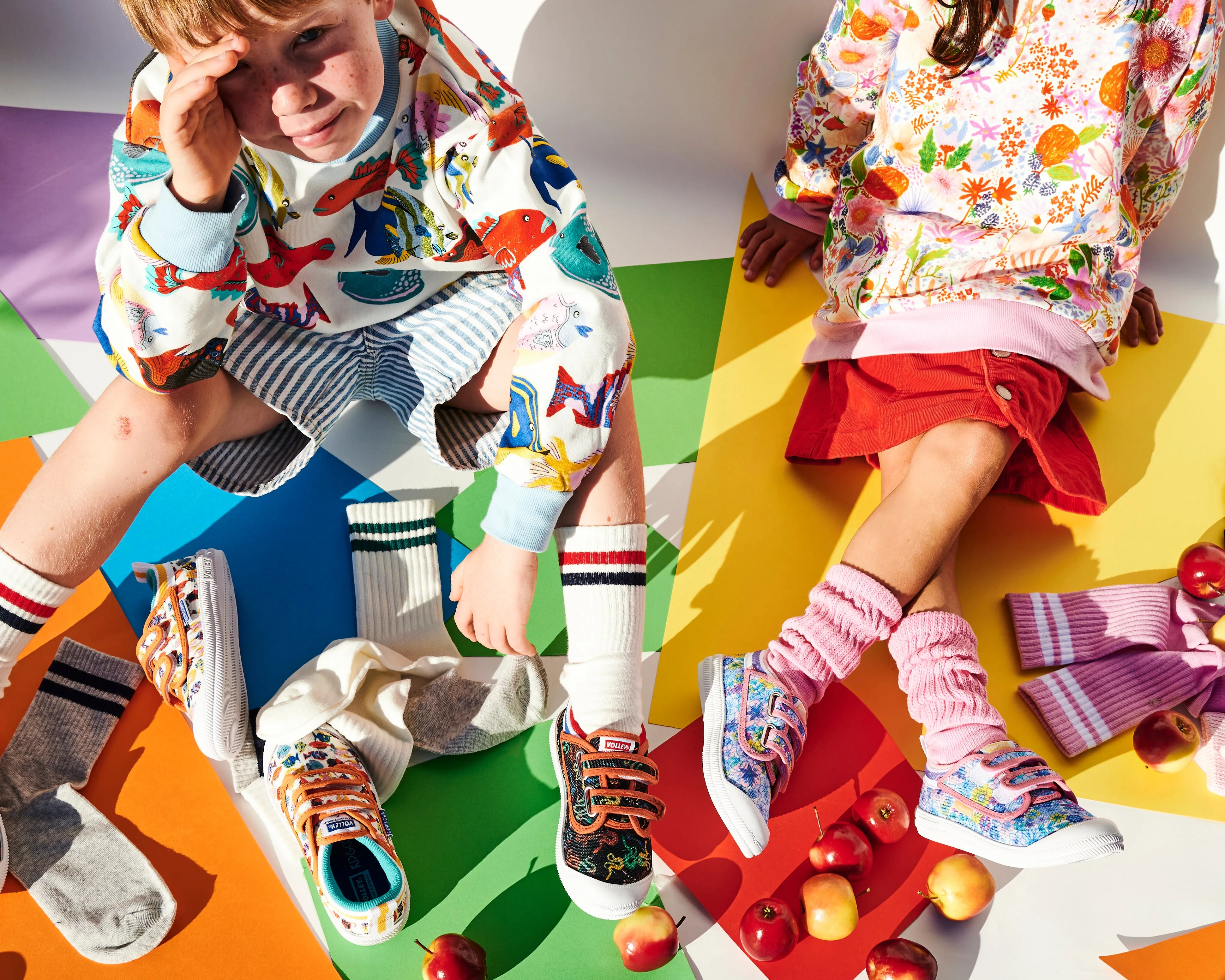 Kip & Co x Volley Fishy Business International Junior Kids Sneaker