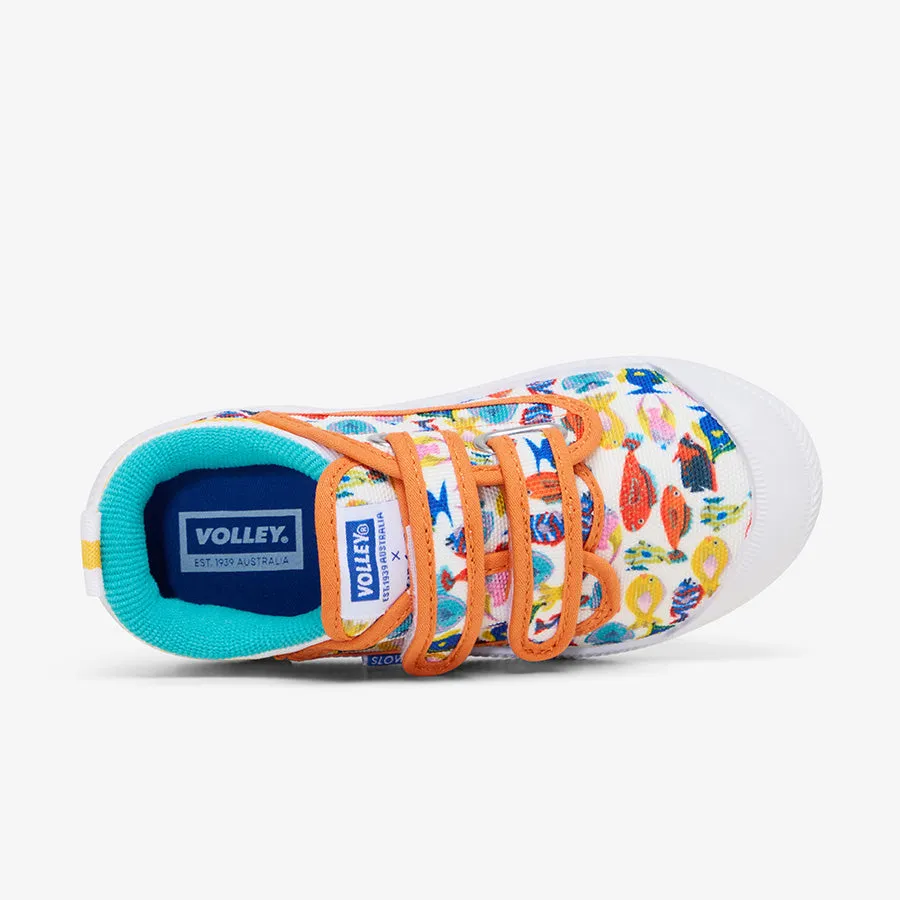 Kip & Co x Volley Fishy Business International Junior Kids Sneaker