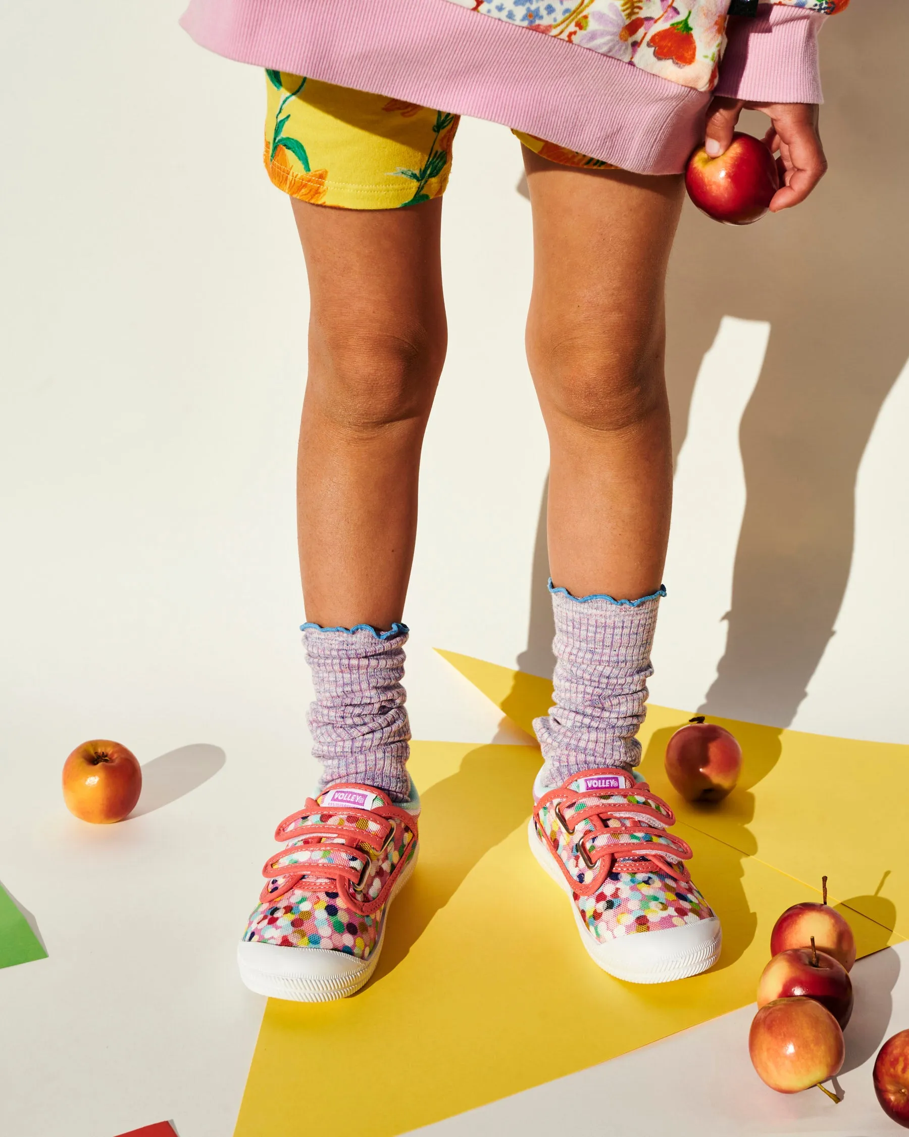 Kip&Co x Volley Confetti Pink International Junior Kids Sneaker