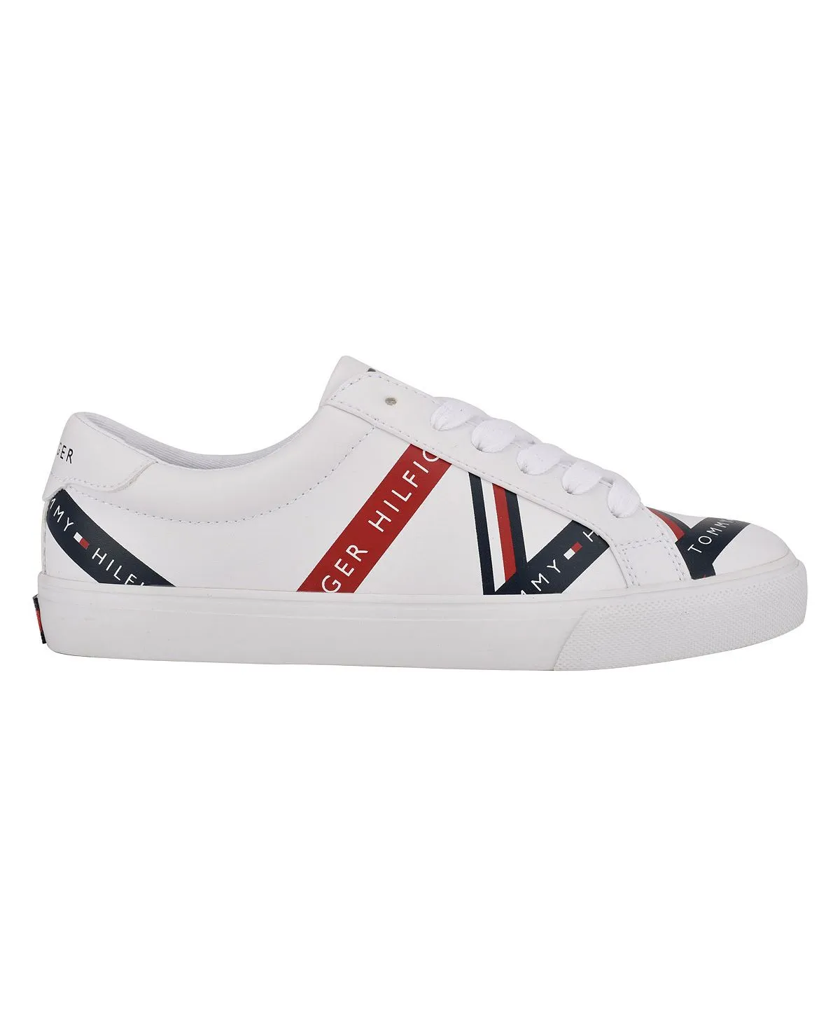 Lacen Tommy Hilfiger Lace-Up Sneakers, White