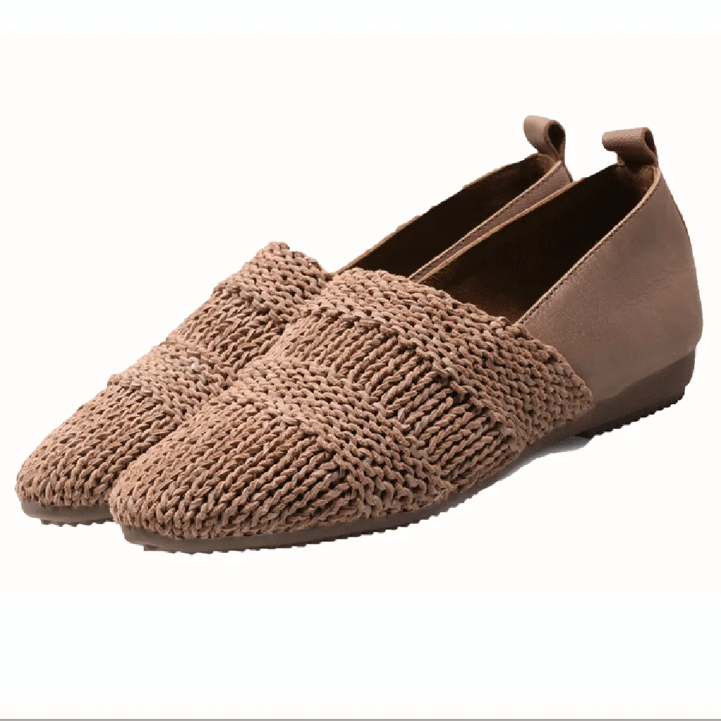 Leather Casual Flat Soft Bottom Fashion Women's Shoes | Gift Shoes