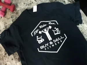 Lift Ride Run Buy & Sell Fitness T-Shirt