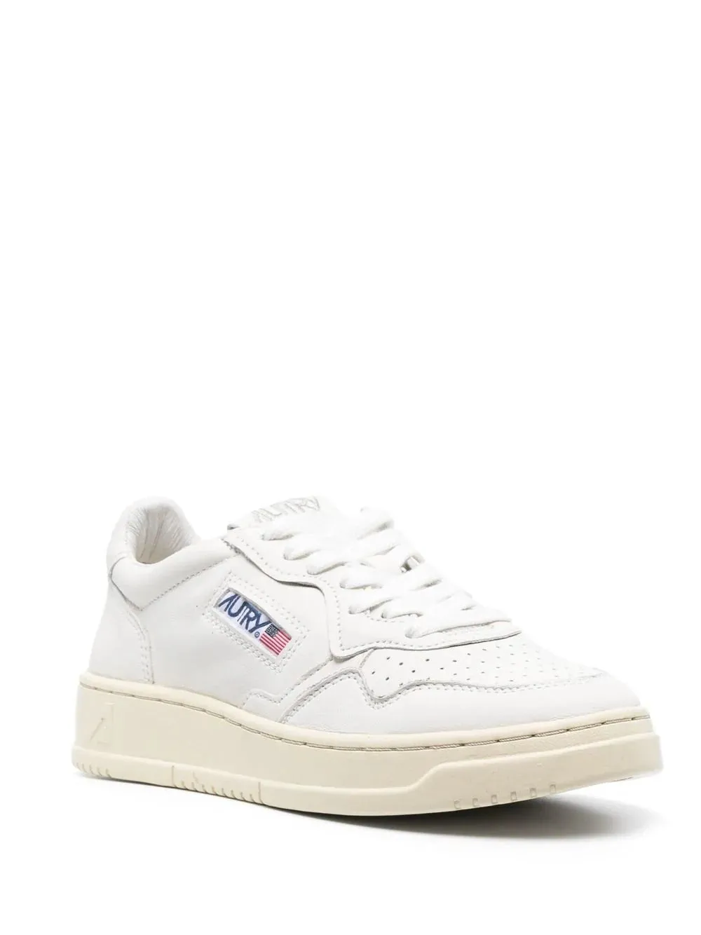 logo-patch low-top sneakers