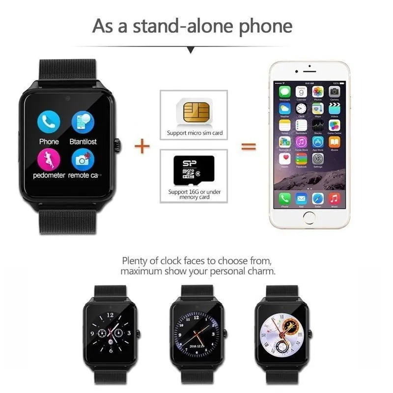 LovelyRLovely Z60 Bluetooth Smart Watch With Card