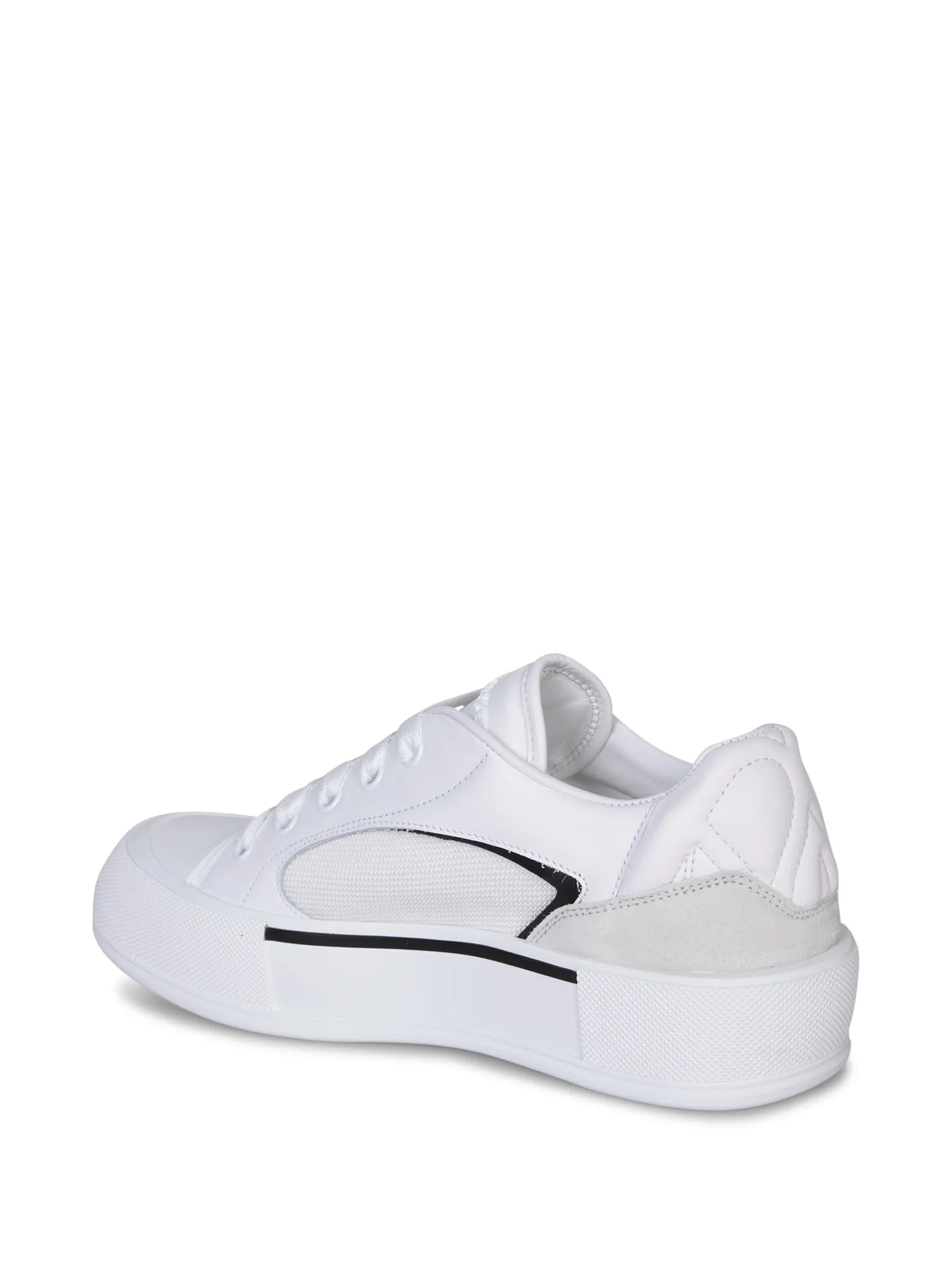 Low white/black sneakers