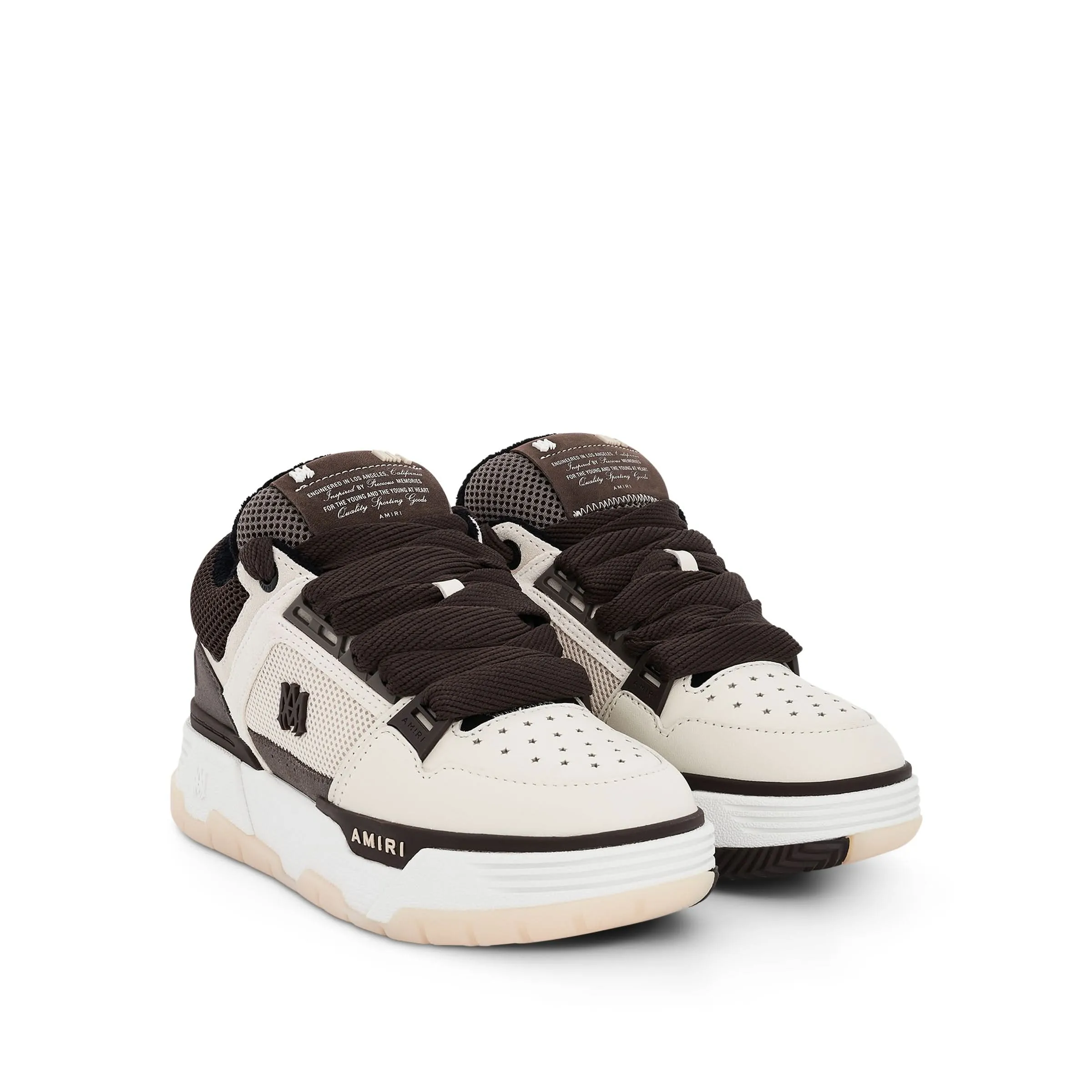 MA-1 Sneakers in Brown/White