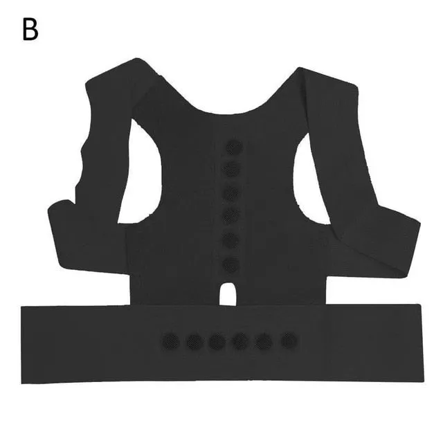 Magnetic Posture Corrector Therapy Corset Lumbar Support Straight