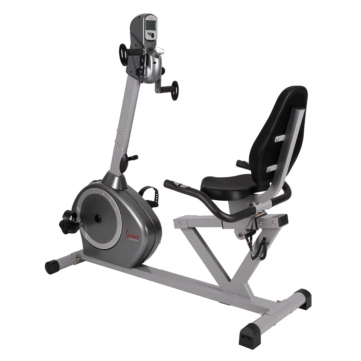 Magnetic Recumbent Exercise Bike with Moving Arms Exerciser w/ 350 LB High Weight Capacity