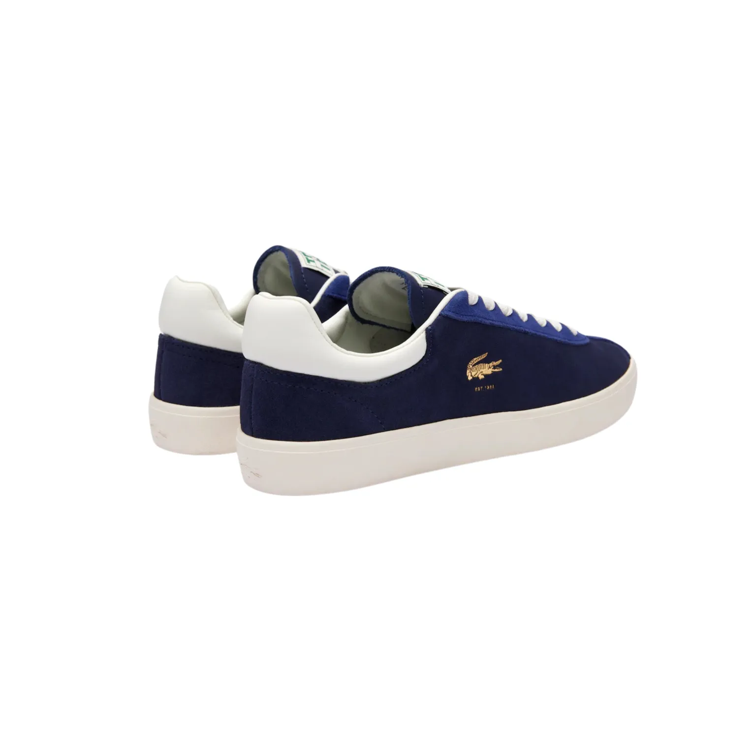 Men's Lacoste Baseshot Navy Gold White Sneakers