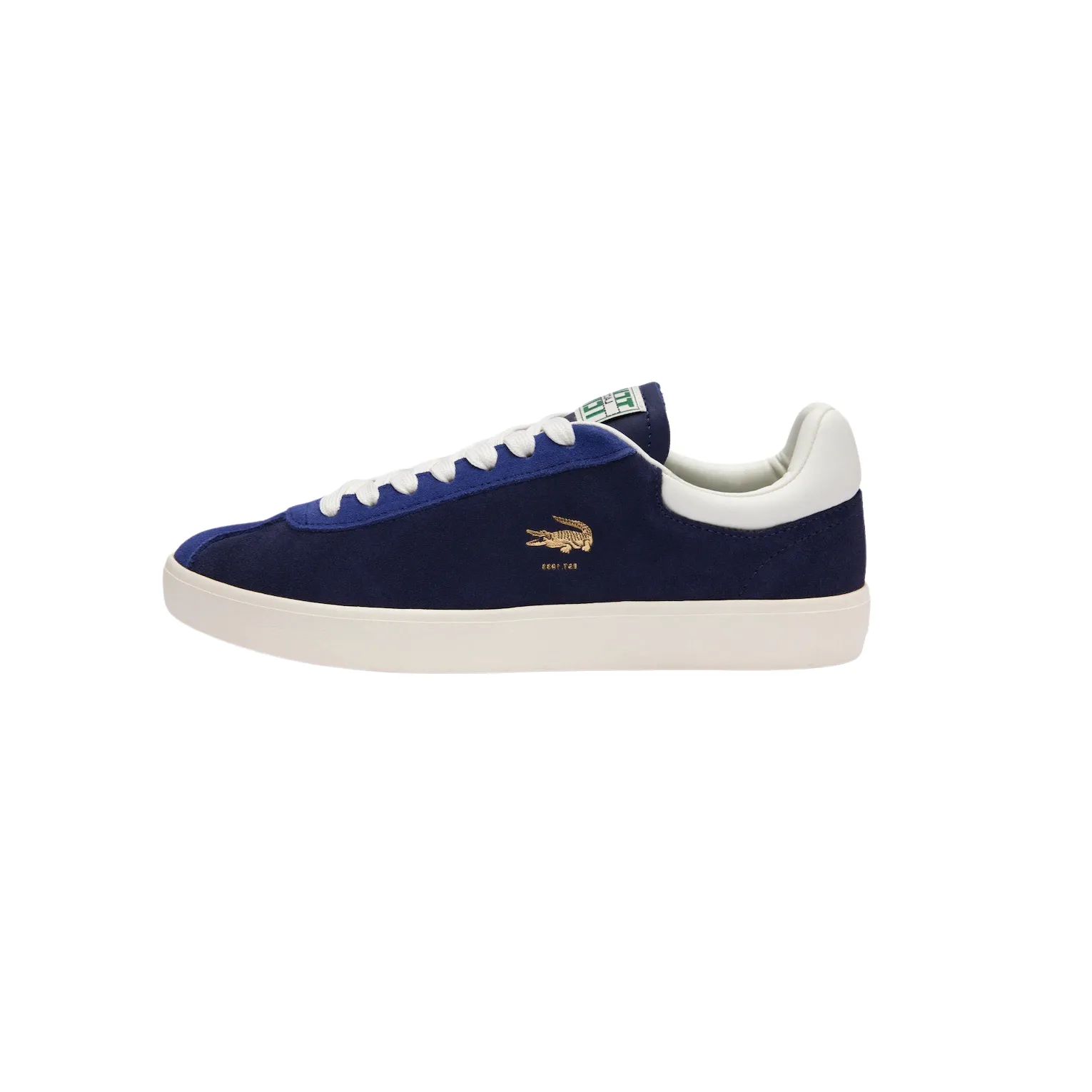 Men's Lacoste Baseshot Navy Gold White Sneakers