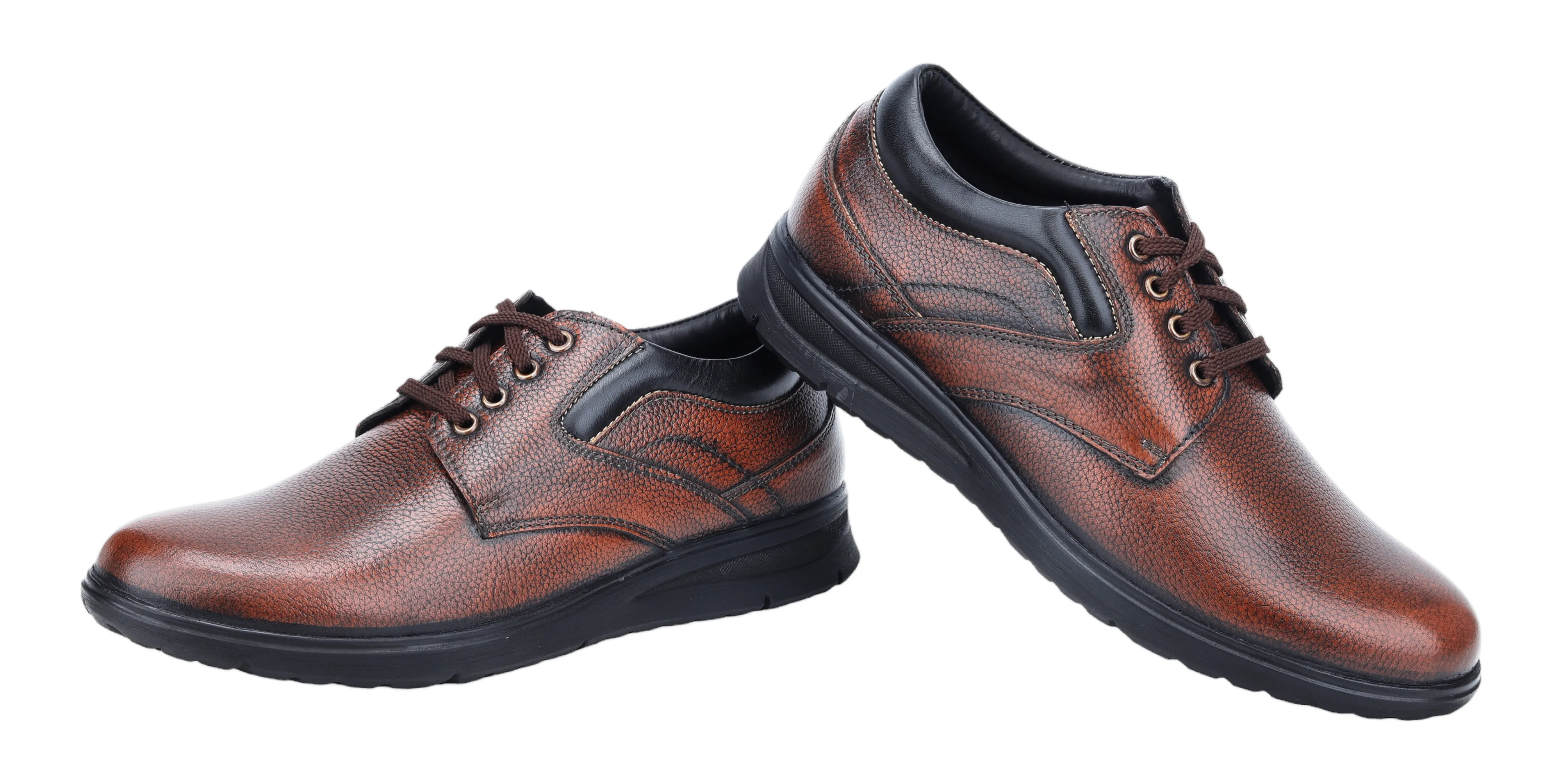 Mens Leather Casual Shoe 38009